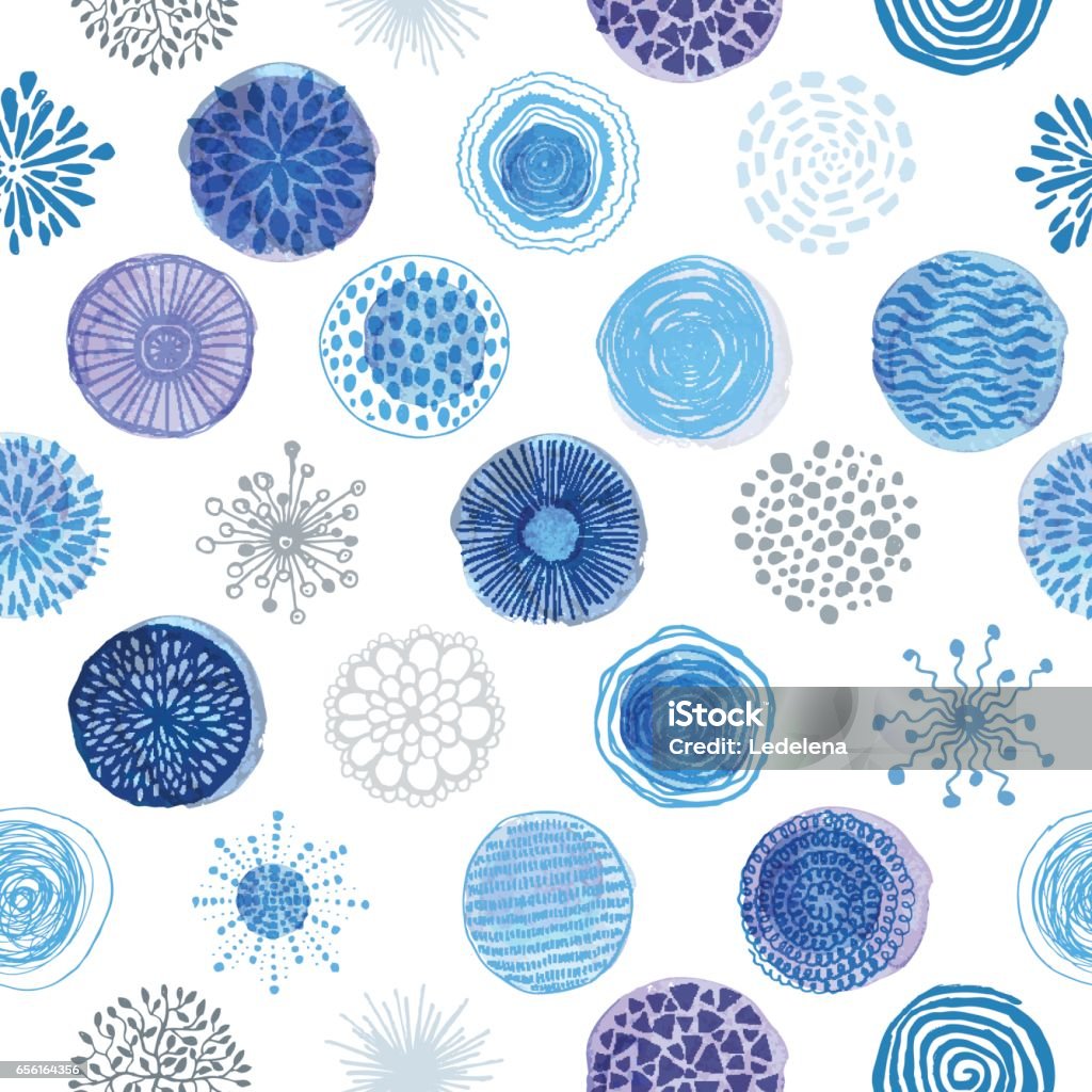 Texture In Circles Circles Texture Seamless Pattern Stock Illustration - Download Image ...