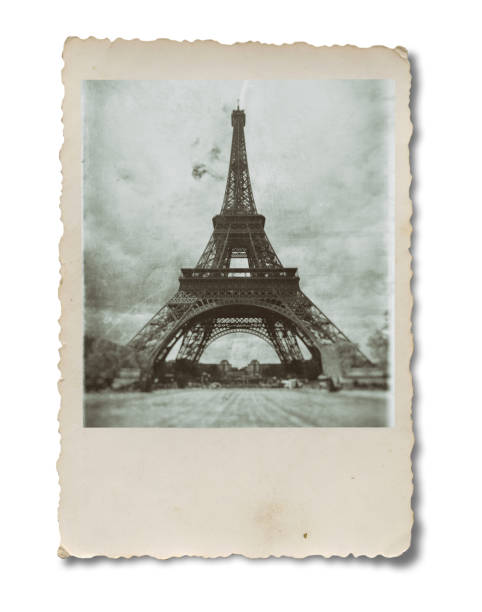 istock Old Paris Photo. Isolated on White Background. 656169212