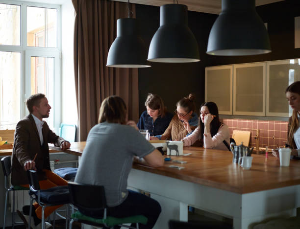 istock Casual Meeting of Young Team 656172352