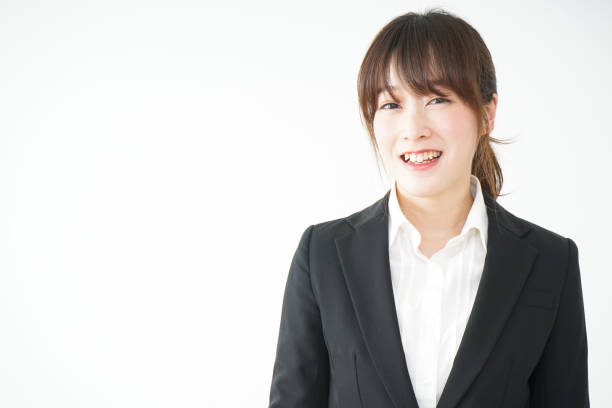istock Young business woman with smile 656173362