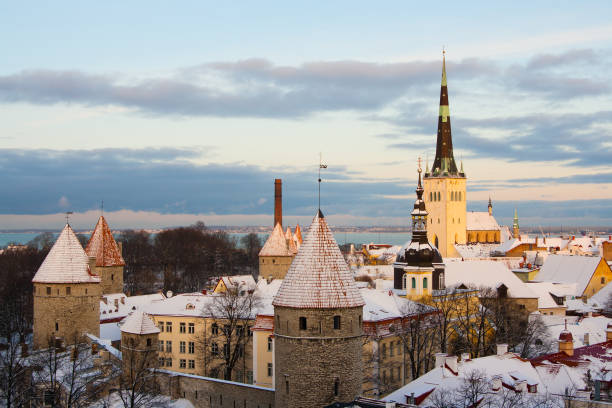istock evening views of Tallinn, Estonia 656179656