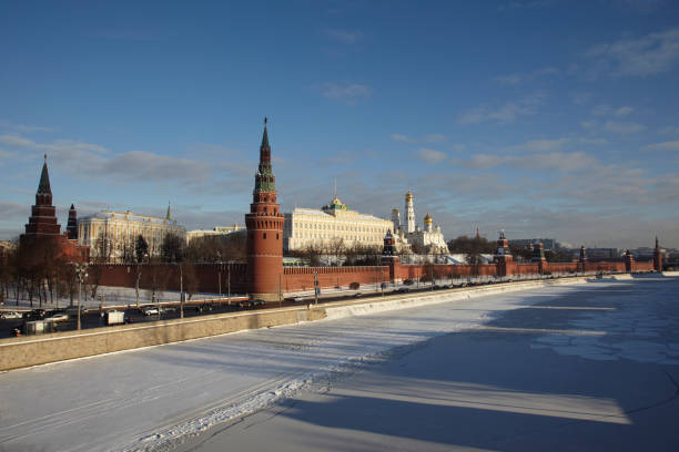 istock Russia. Moscow. View at Kremlin from Big Stone Bridge 656210452