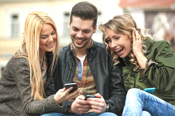 istock Group of Young People Enjoying Free Time 656214422