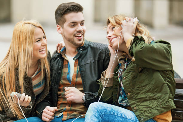 istock Group of Young People Enjoying Free Time 656217382