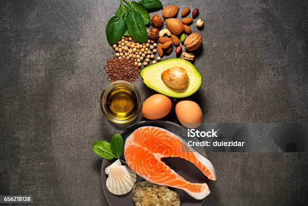 Healthy Food Stock Photo - Download Image Now - Food, Omega-3, Acid