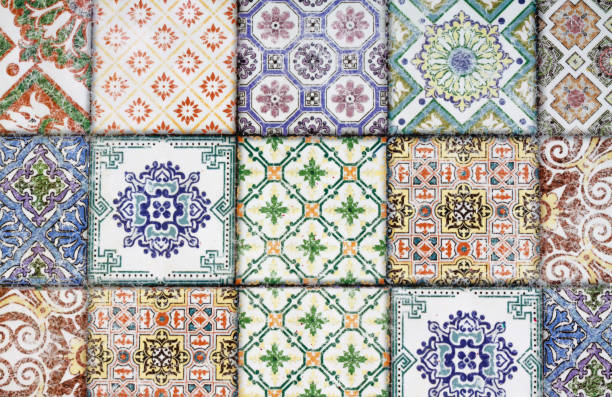 istock Colorful ceramic tiles wall and floor decoration patterns. 656218888