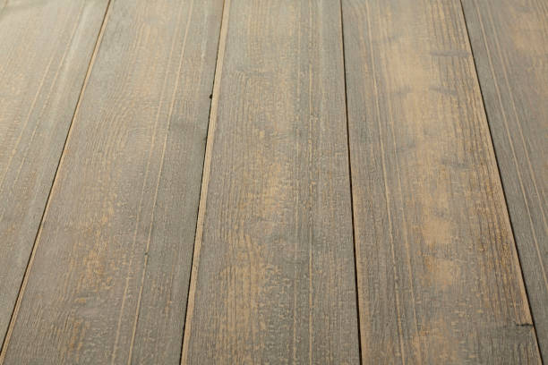 istock Pine wood background. Weathered old wood. Rustic knotted wood. 656230646