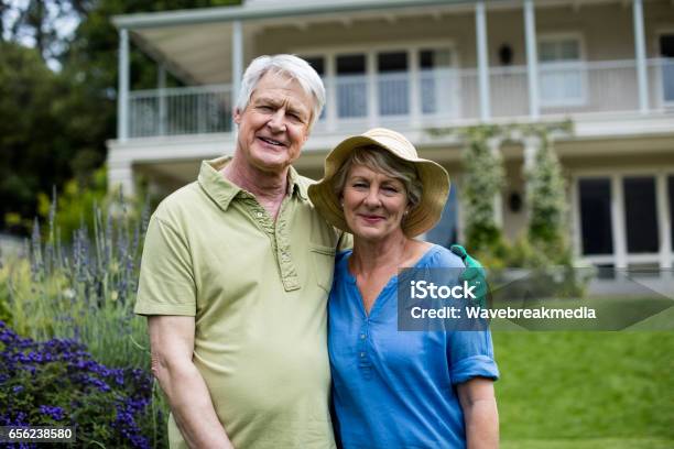 Portrait Of Senior Couple Stock Photo - Download Image Now - 50-59 Years, 55-59 Years, 60-64 Years