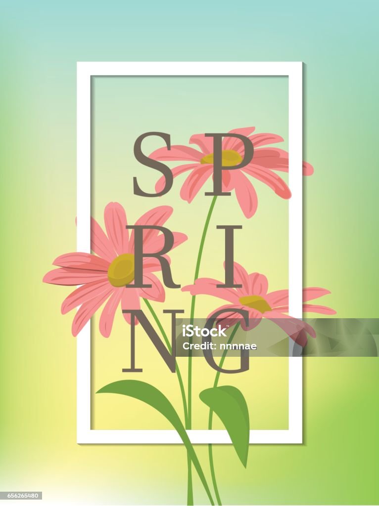 Simple Spring Season Image Spring Season Background Stock Illustration - Download Image Now ...