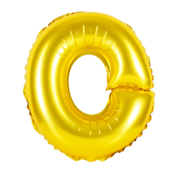 istock Letter O from English alphabet (golden) 656282784