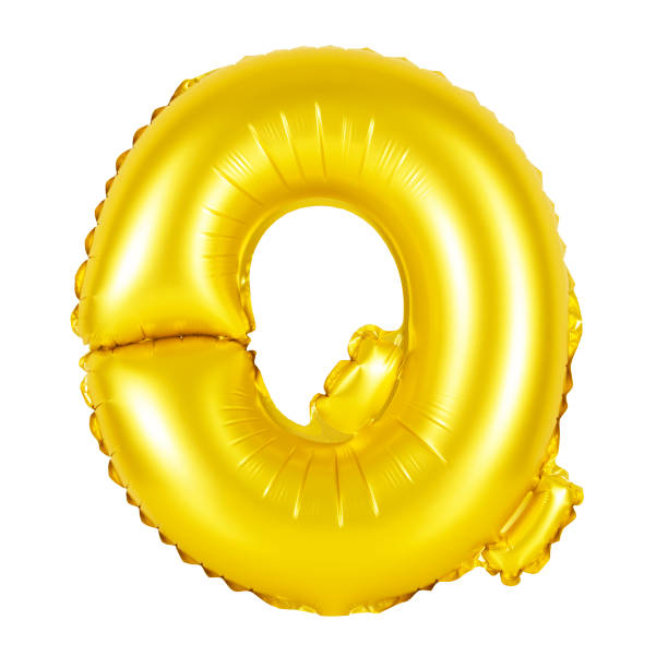 istock Letter Q from English alphabet (golden) 656282816
