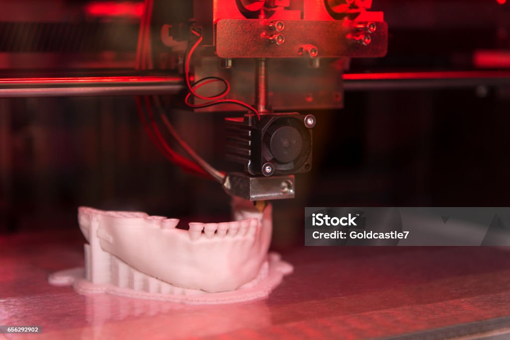 Medical 3D Printer Produce medical samples with 3D printers 3D Printing Stock Photo