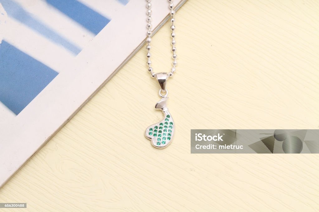 Charm Necklace Charm Necklace ,Jewel Adult Stock Photo