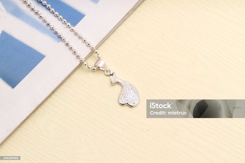 Charm Necklace Charm Necklace ,Jewel Adult Stock Photo