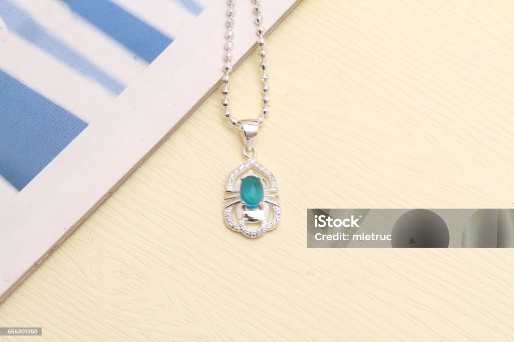 Charm Necklace Charm Necklace ,Jewel Adult Stock Photo