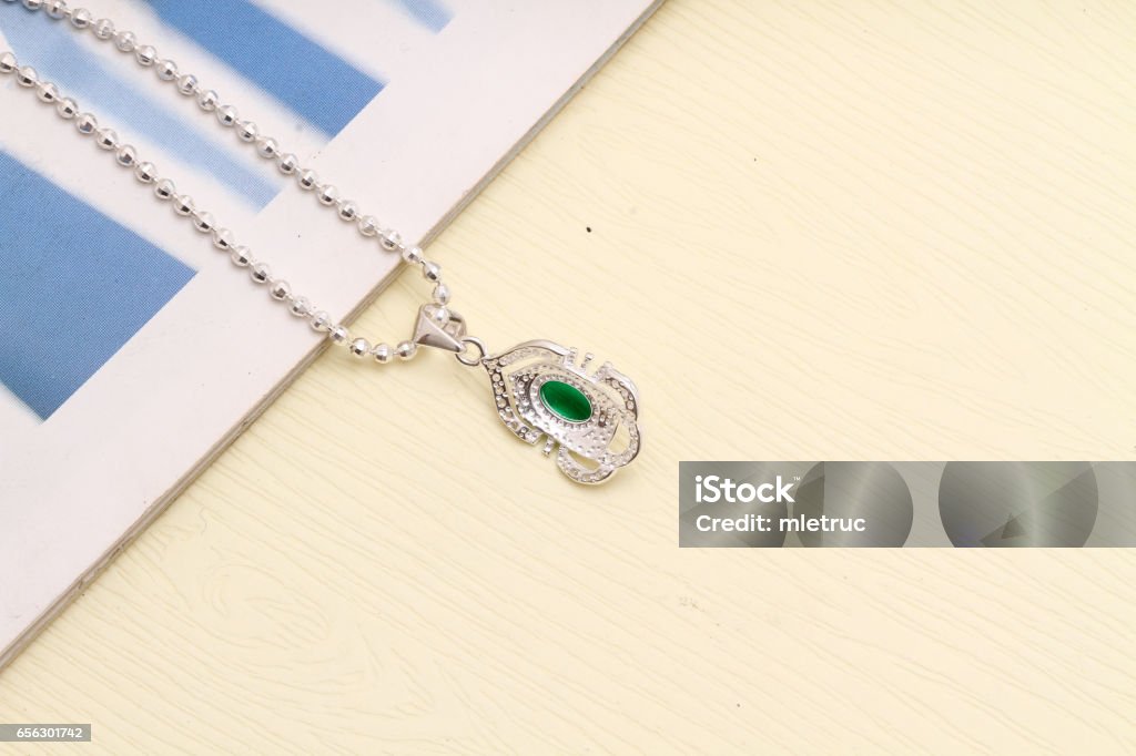 Charm Necklace Charm Necklace ,Jewel Adult Stock Photo