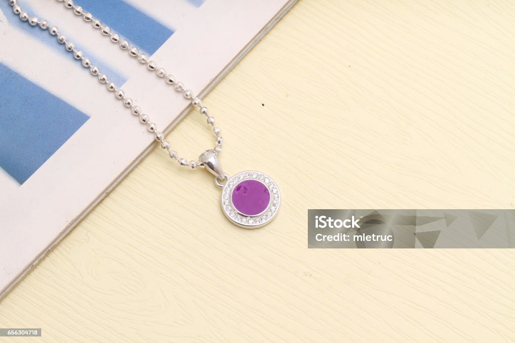 Charm Necklace Charm Necklace ,Jewel Adult Stock Photo