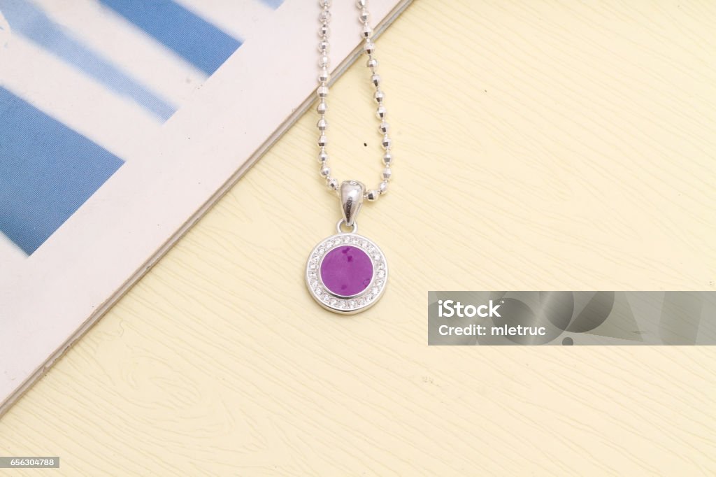 Charm Necklace Charm Necklace ,Jewel Adult Stock Photo