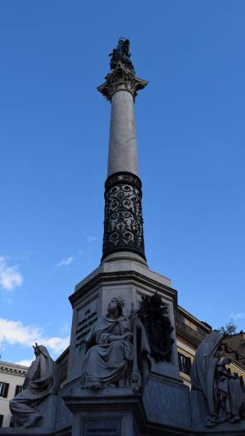istock Column of the Immaculate - Rome, Piazza de Spagna 656305422