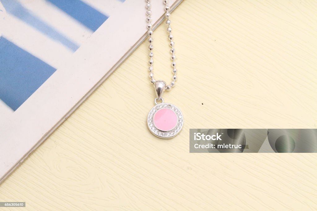 Charm Necklace Charm Necklace ,Jewel Adult Stock Photo