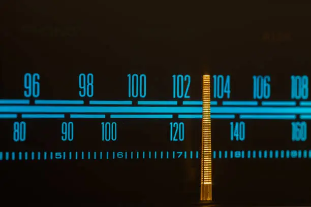 Photo of Glowing Dial Of Vintage Tuner