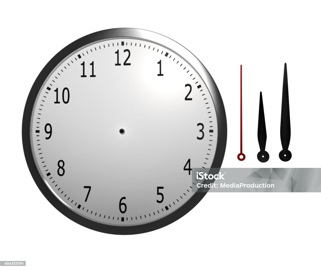 Clock Element Individual Clock Design Element Stock Photo - Download Image Now - Clock, Modern ...