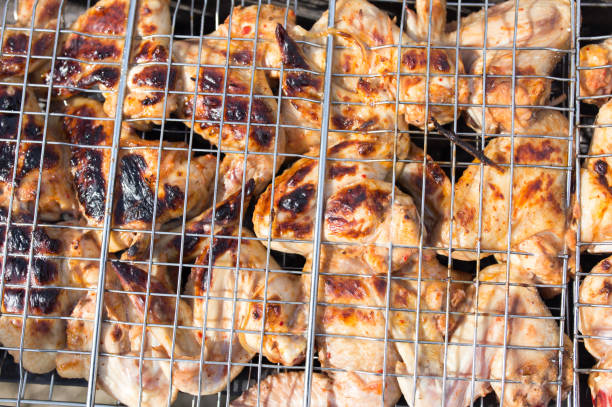istock Meat on the grill in the open air 656339940