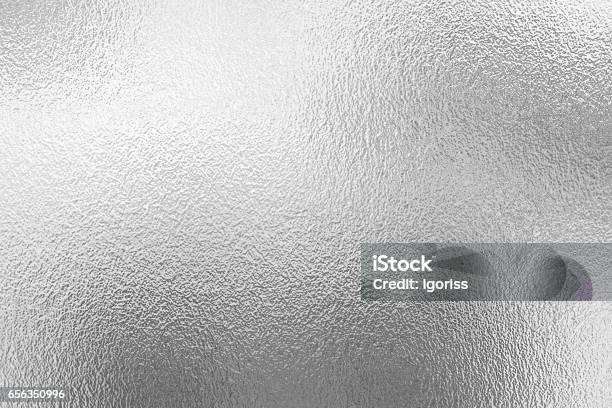 Silver Foil Texture Stock Photo - Download Image Now - Textured, Textured Effect, Silver - Metal