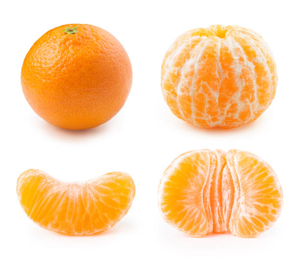 istock tangerine or clementine and peeled segments isolated on white 656351010