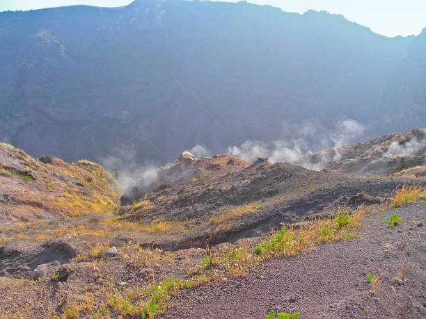 istock The smoking crater of Vesuvius. 656356982