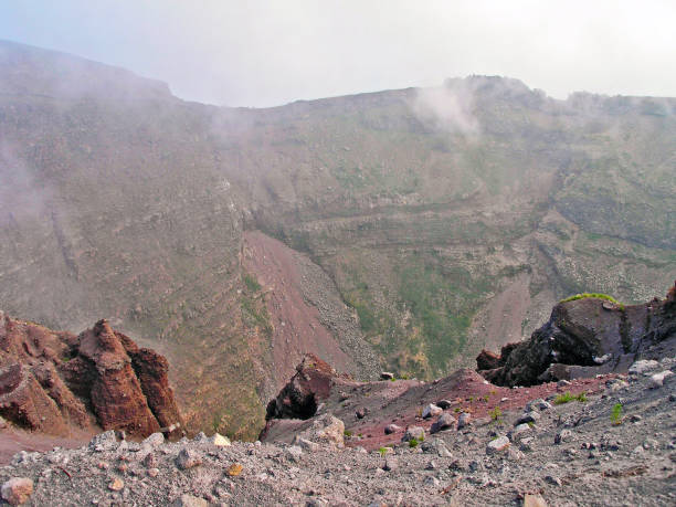 istock The smoking crater of Vesuvius. 656356986