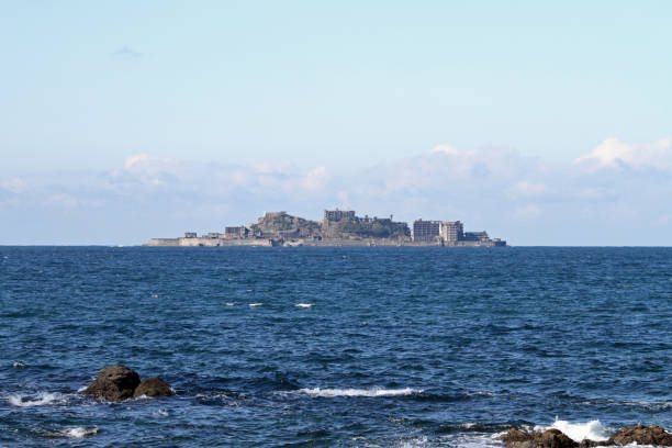 istock Gunkan jima (battleship island) in Nagasaki, Japan 656357358