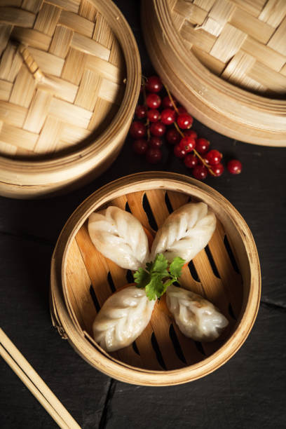 istock Dim Sum dumplings. Chinese traditional food 656369918