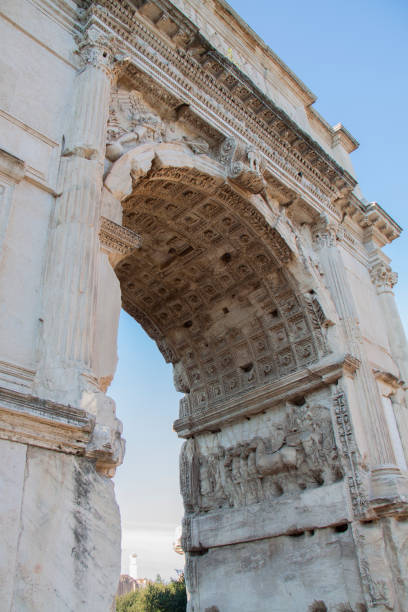 arco di costantino - arco di costantino immagine foto e immagini stock
