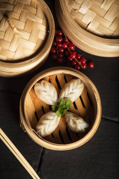 istock Dim Sum dumplings. Chinese traditional food 656376996