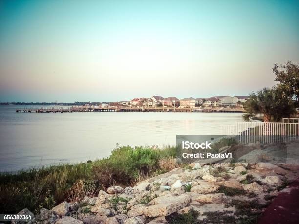 View From Moody Gardens Which Is An Educational Tourist Destination With A Golf Course And Hotel In Galveston Texas Which Opened In 1986 Stock Photo - Download Image Now