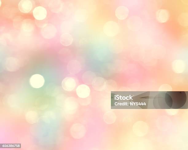 Colorful Glitter Blurred Easter Spring Background Stock Photo - Download Image Now - Backgrounds, Defocused, Pink Color