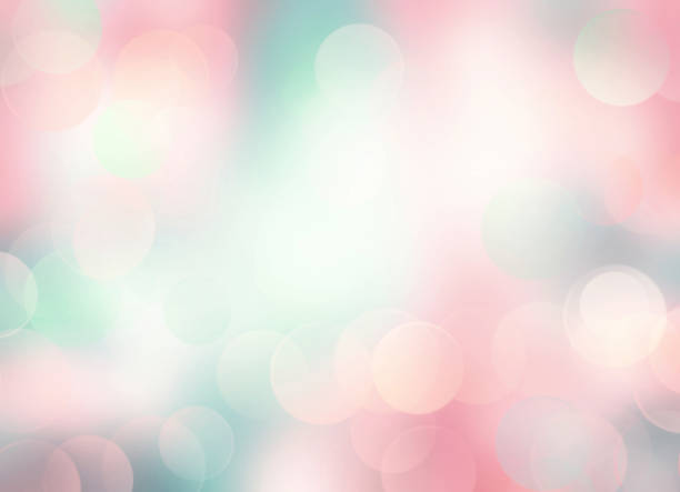 istock Easter green pink blurred spring bokeh vintage background. 656389226