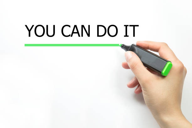 istock Hand writing You Can Do It with marker 656407038