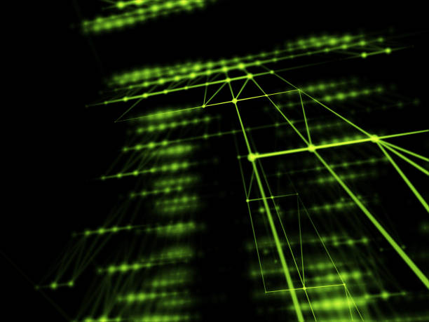 istock Digital futuristic cyber space, telecomunications concept background, digitally generated image. 656410452