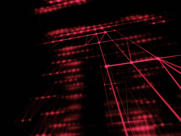 istock Digital futuristic cyber space, telecomunications concept background, digitally generated image. 656410466