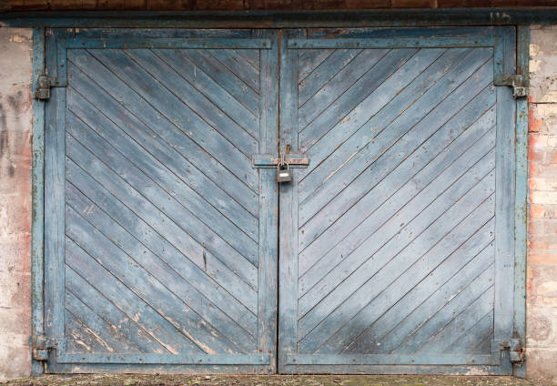 istock old wood warehouse door 656427436