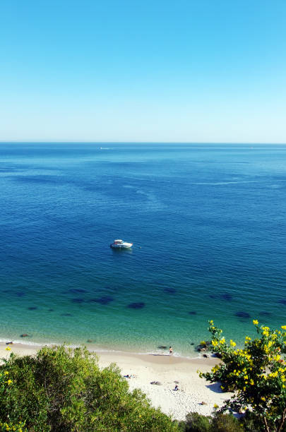 Galapos beach near arrabida natural park, Portugal