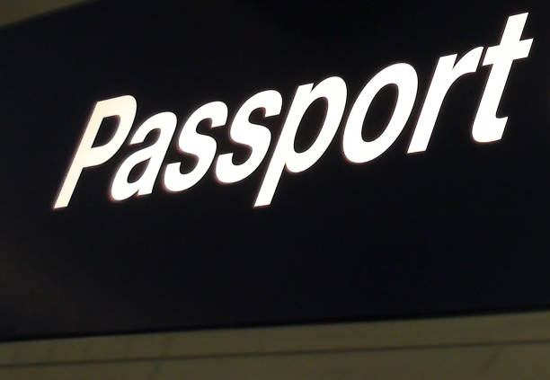 istock Passport Sign At Airport 656444694