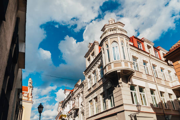 istock Vilnius, Pilies Street, Historic Houses 656455764