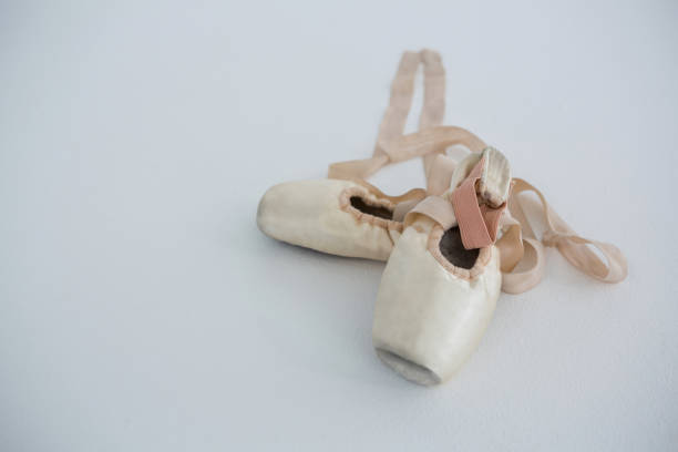 istock Pair of ballet shoes 656456554