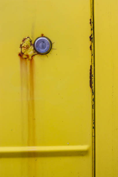 istock old vintage yellow car door 656459330