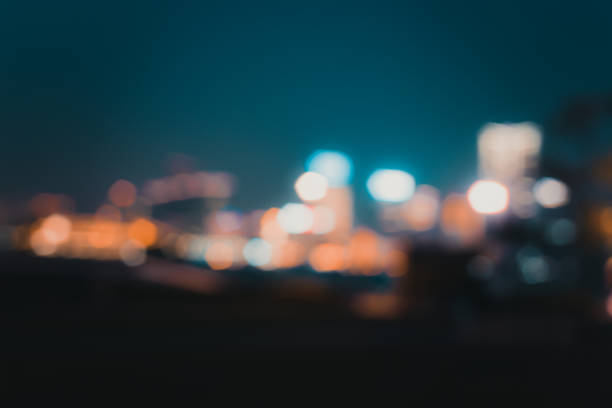istock Abstract bokeh city light for background, Hong Kong 656475744