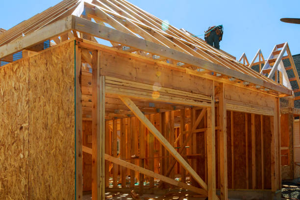 istock New construction of a house Framed New Construction 656480436