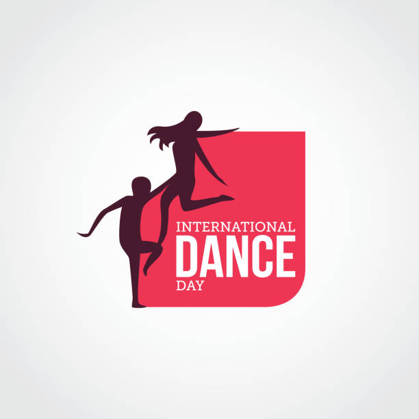 International Dance Day Vector Illustration International Dance Day Vector Illustration. Great for card, poster and banner dance logo stock illustrations